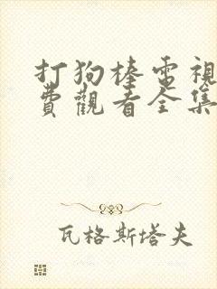 打狗棒电视剧免费观看全集高清