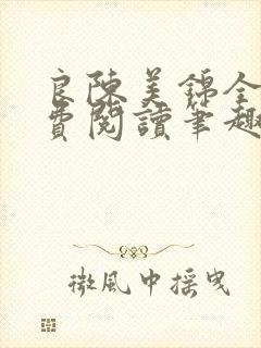 良陈美锦全文免费阅读笔趣阁