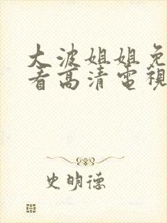 大波姐姐免费观看高清电视剧韩剧