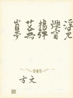 肖艾杨烁浮华逝梦无弹窗免费全文