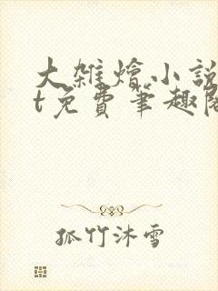 大杂烩小说txt免费笔趣阁