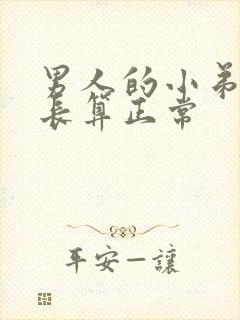 男人的小弟弟多长算正常