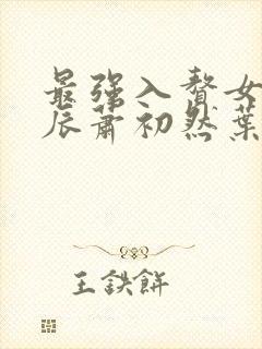 最强入赘女婿叶辰萧初然叶公子