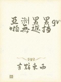 亚洲男男gv啪啪无遮挡