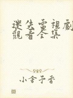 迷失电视剧免费观看全集封面