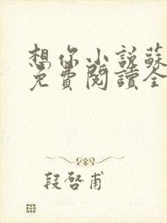 想你小说苏玛丽免费阅读全文无弹窗