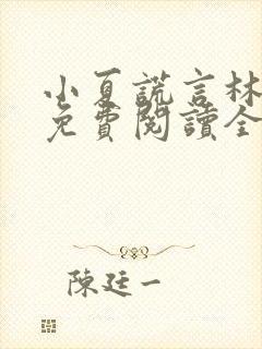 小夏谎言林栖月免费阅读全文最新章