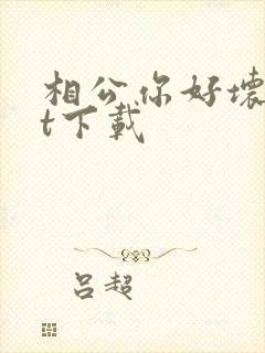 相公你好坏txt下载封面
