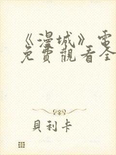 《漫城》电视剧免费观看全集高清