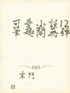 可爱小说123笔趣阁无弹窗