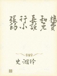 张行长和杨雨婷的小说免费阅读