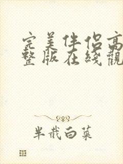 完美伴侣高清完整版在线观看