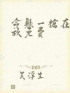 命悬一枪在线播放免费