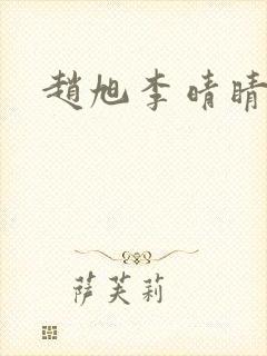 赵旭李晴睛小说封面