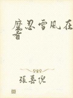 魔忍雪风在线观看