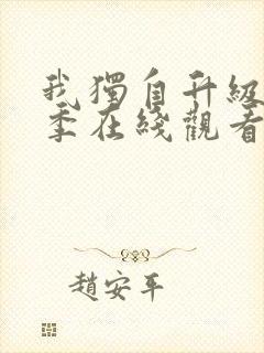 我独自升级第3季在线观看免费版封面