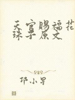 天官赐福花怜塞珠子原文