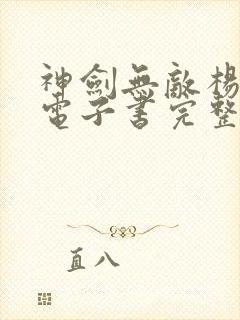 神剑无敌杨小天电子书完整版