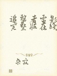 追击者电影免费完整版在线观看国语封面