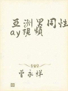 亚洲男同性恋gay视频封面