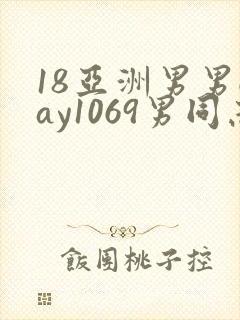 18亚洲男男gay1069男同志_亚洲封面