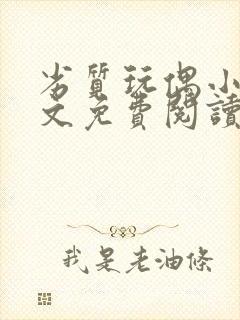 劣质玩偶小说全文免费阅读笔趣阁