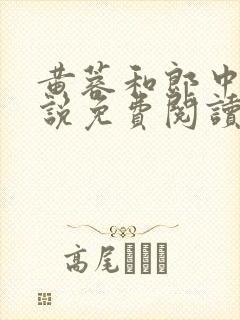 黄蓉和郎中的小说免费阅读笔趣阁