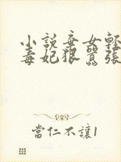 小说弃女轻狂:毒妃狠嚣张封面