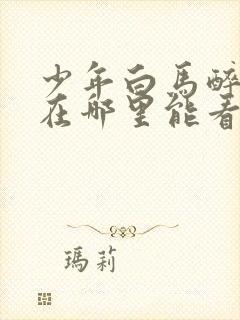 少年白马醉春风在哪里能看