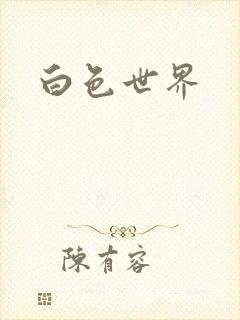 白色世界封面