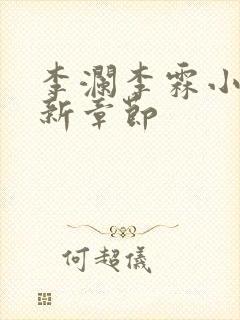 李澜李霖小说最新章节