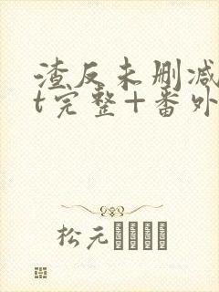 渣反未删减txt完整+番外