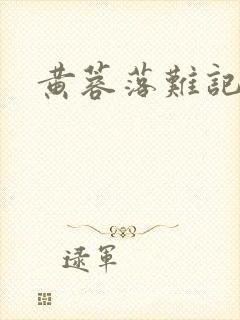 黄蓉落难记阅读封面