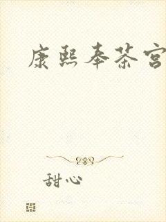 康熙奉茶宫女封面