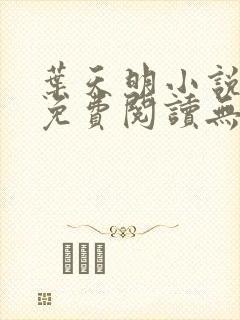 叶天明小说全文免费阅读无弹窗最新章节