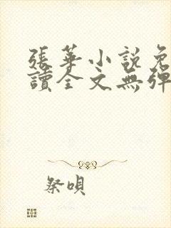 张华小说免费阅读全文无弹窗封面