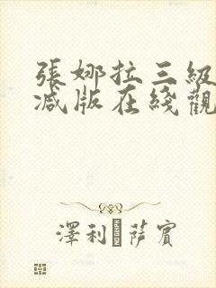 张娜拉三级无删减版在线观看封面