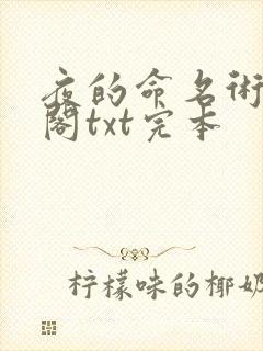 夜的命名术笔趣阁txt完本