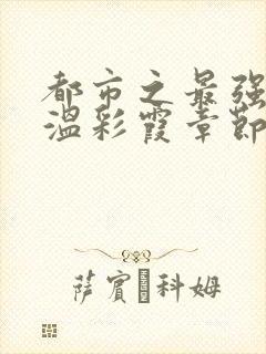 都市之最强狂兵温彩霞章节