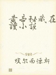 黄帝秘藏在线阅读小说