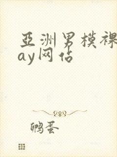 亚洲男模裸体gay网站封面