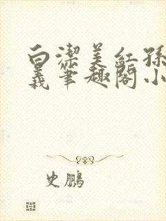 白洁美红孙倩高义笔趣阁小说下载