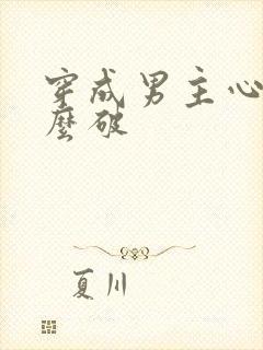 穿成男主心魔怎么破封面