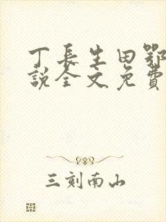 丁长生田鄂茹小说全文免费阅读笔趣阁