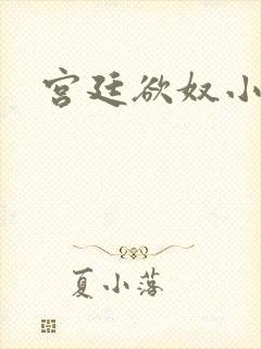 宫廷欲奴小说封面