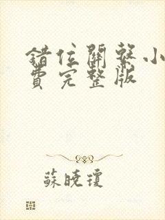 错位关系小说免费完整版封面