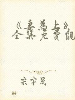 《妻为上》动漫全集免费观看高清