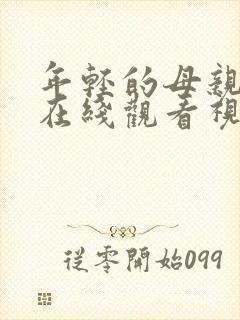 年轻的母亲免费在线观看视频封面