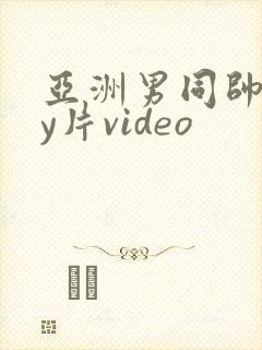 亚洲男同帅gay片video封面