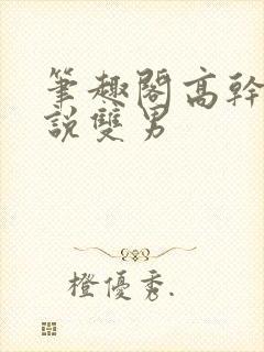 笔趣阁高干文小说双男